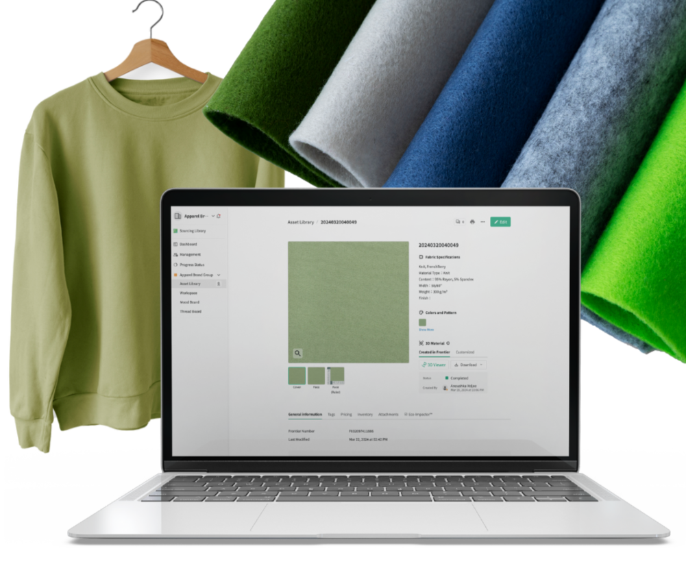 Image of fabric digitization technology